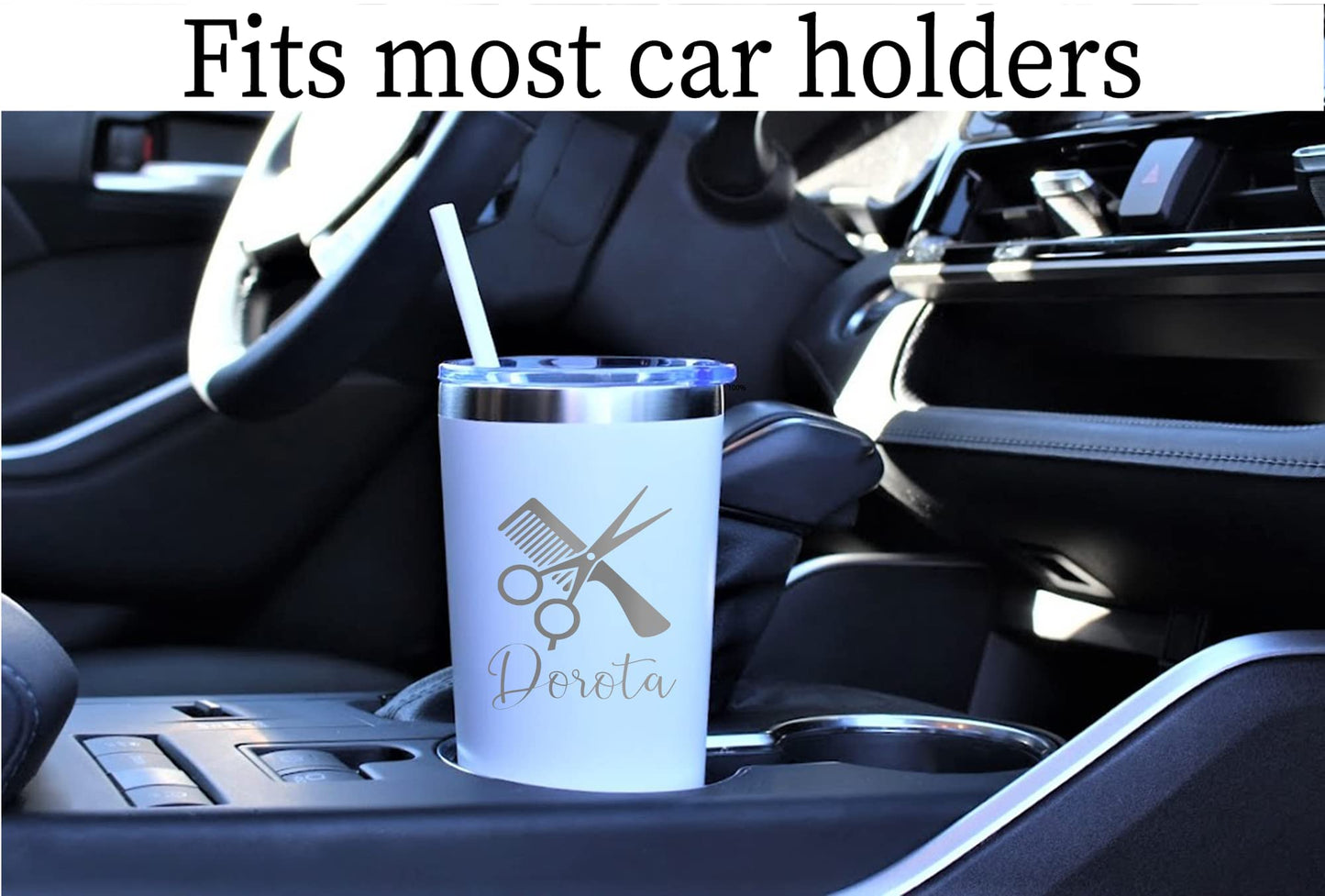 Personalized Hairdresser Laser Engraved 22 oz Tumbler with Straw, Hairdresser, Barber, Beauty Salon, Gift, Hair Salon, Hair Stylists Coffee Travel Mug, Barber Appreciation