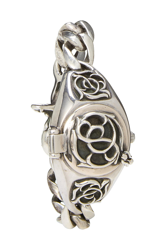 Rolex, Pre-Loved Chrome Hearts x Rolex Stainless Steel Air-King Custom Band 35mm, Silver