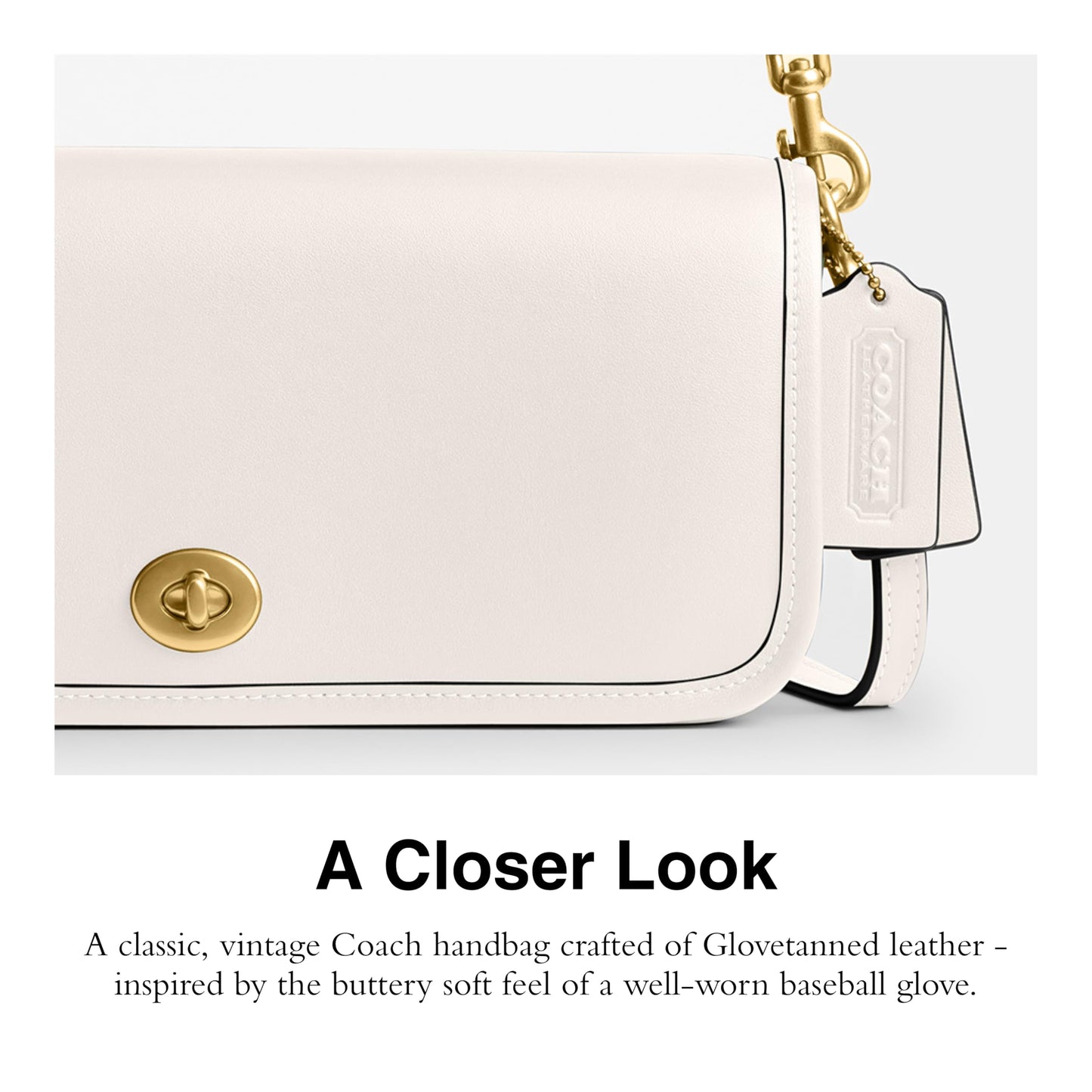 COACH Dinky Bag, B4/Chalk