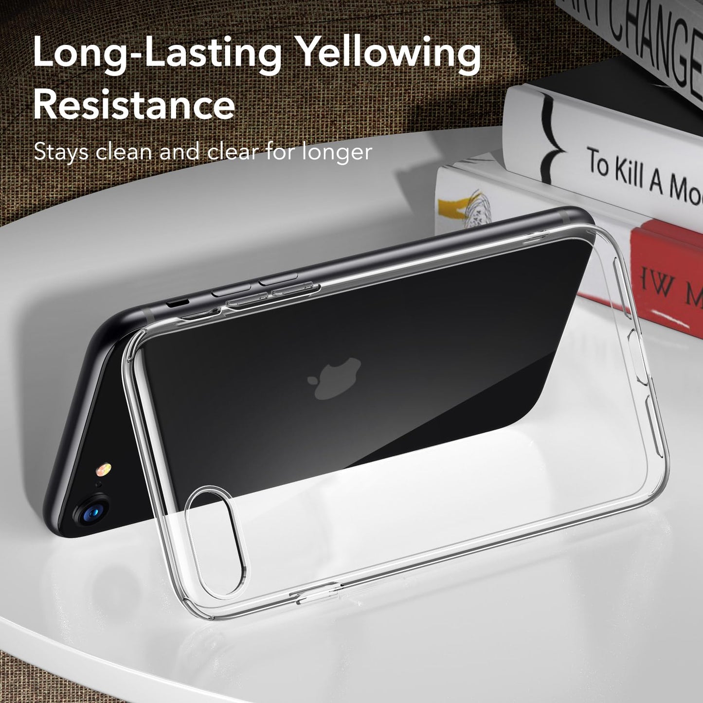 ESR for iPhone SE Case 2022/2020/3rd/2rd,for iPhone 8/7 Case, Thin Soft TPU Transparent Protective Cover, Yellowing Resistant, Zero Series, Clear