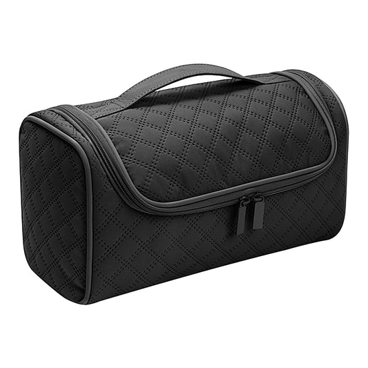 Blow Dryer Bag - Curling Iron Holder, Portable Hair Case | Compact organizer fits flat irons and styling tools, heat resistant storage pouch with travel hook for hair accessories and toiletry