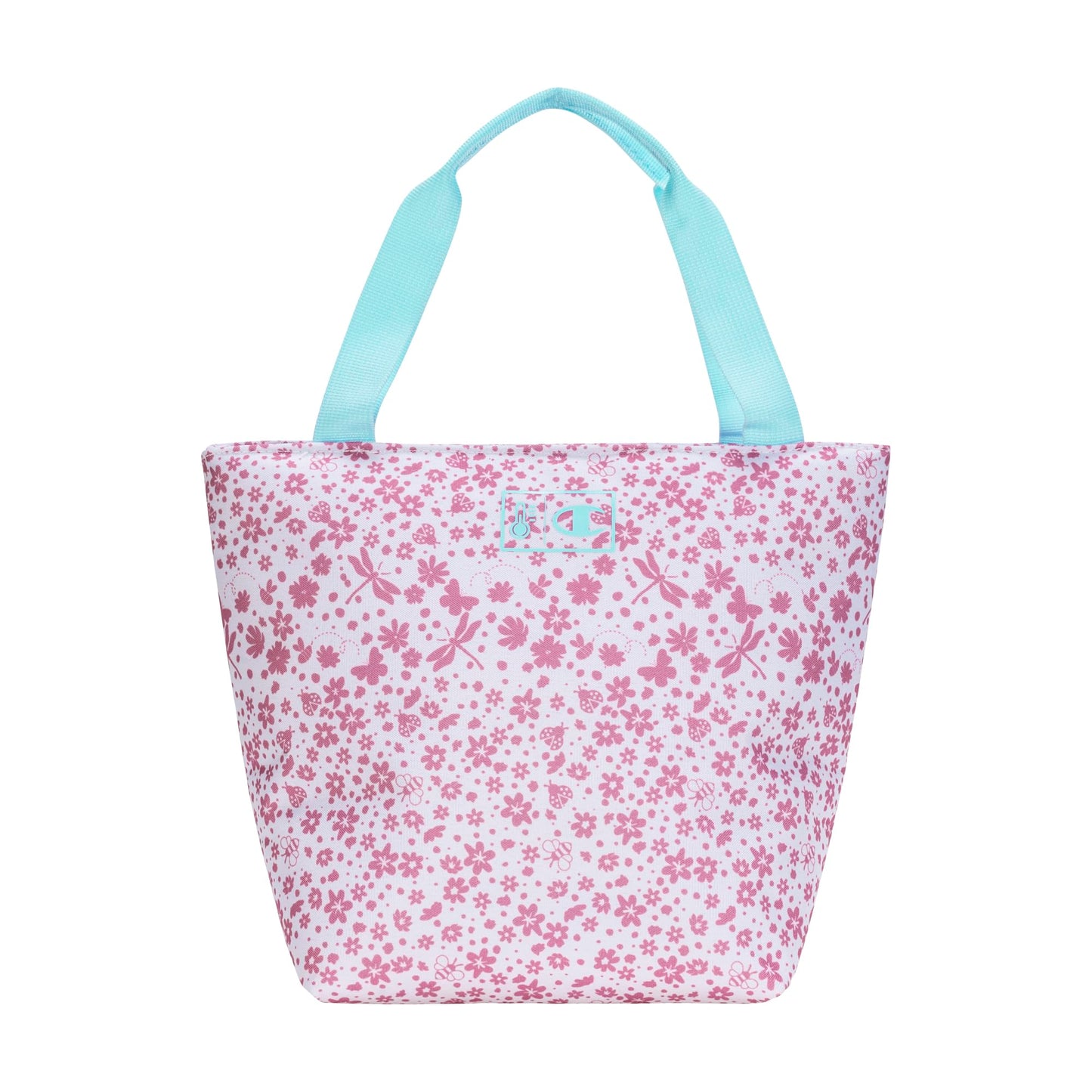 Champion Fresh Tote Lunch Kit, Pink/Blue, One Size