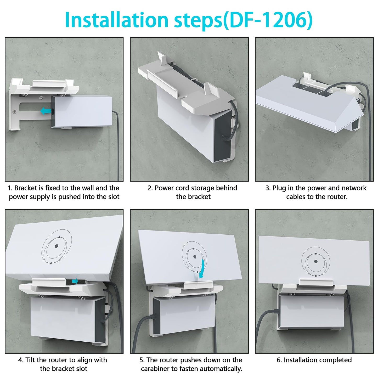 XLTTYWL Starlink Gen 3 Mount, All in One Starlink Standard V3 Mesh Router and Star Link Gen 3 Power Supply Mounting Kit for StarLink V3&Gen3 HP Standard Router,UTR-32