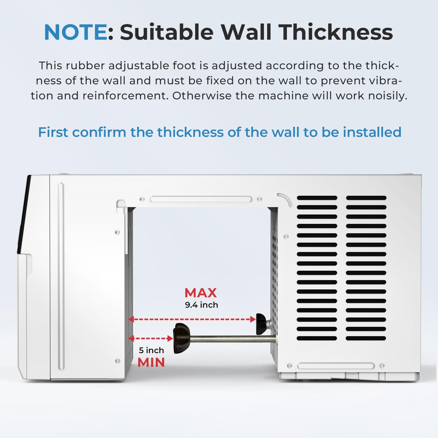 U-shaped Window Air Conditioner, 12000 BTU Window AC Unit Cools Up 550 Sq.ft, Saddle Air Conditioner Window Unit with Cooling, Dehumidifier and 3 Fan Speeds, 24-hour Timer, Installation Kit