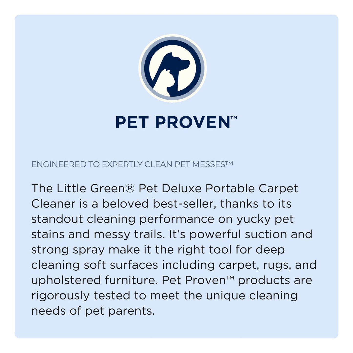 Bissell Little Green Pet Deluxe Portable Carpet Cleaner and Car/Auto Detailer, 3353, Gray/Blue