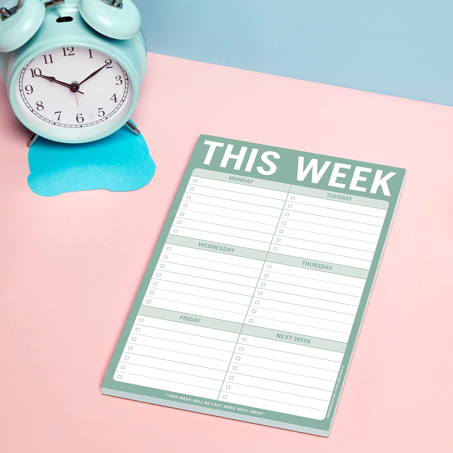 Knock Knock This Week Pad (Sage Green) (Knock Knock Pads)