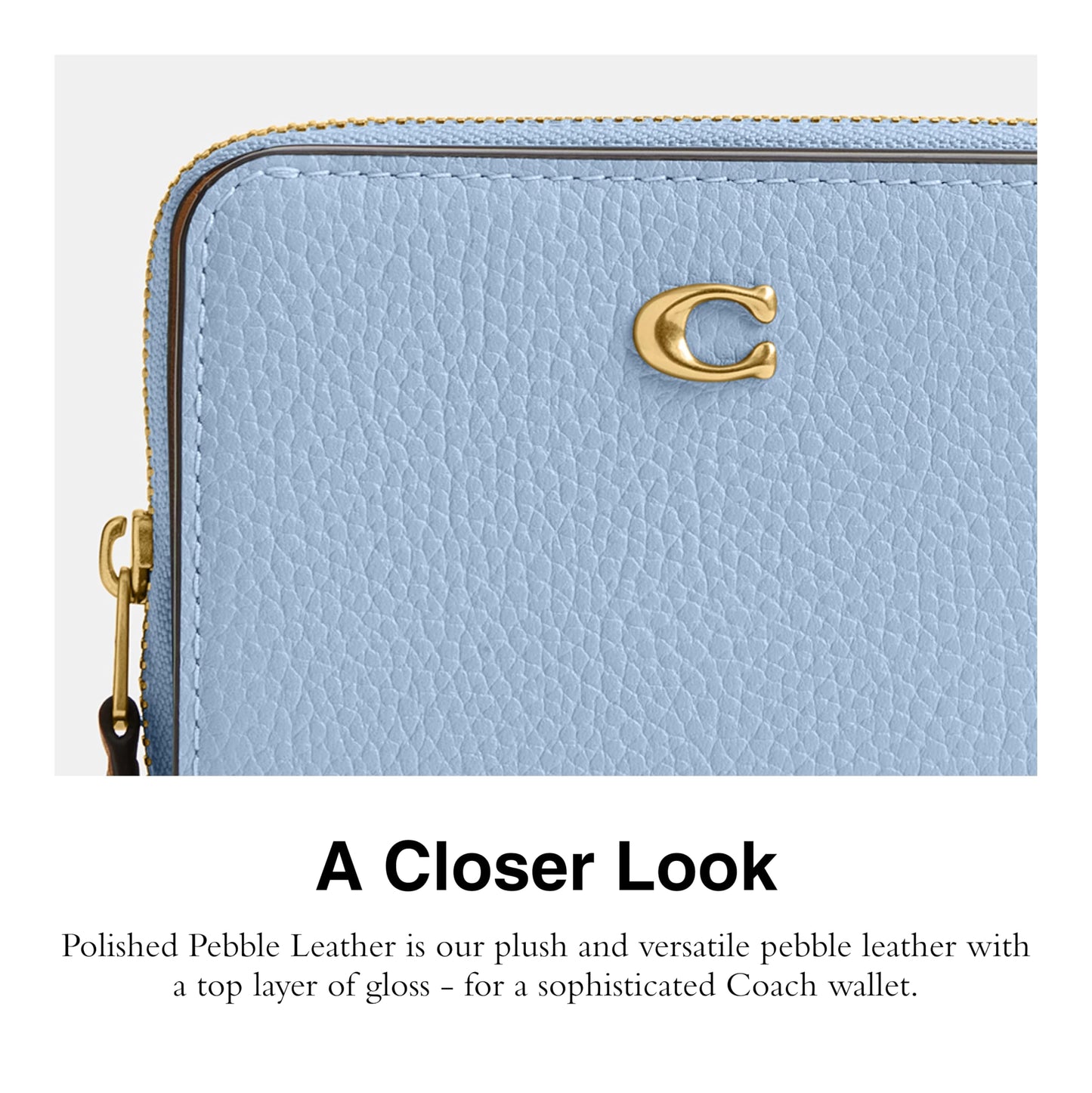 Coach Women's Essential Billfold Wallet in Colorblock Bi-Fold, Bluebell, One Size