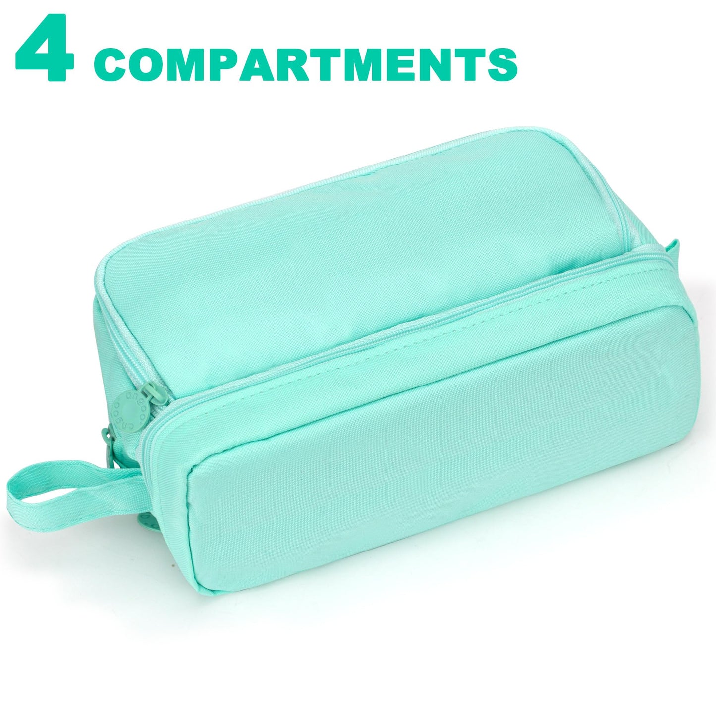 large capacity pencil case aesthetic green pencil pouch school supplies for girls big pencils case for teen girls extra large special pen bag pencil bags with zipper pen cases for adults and student