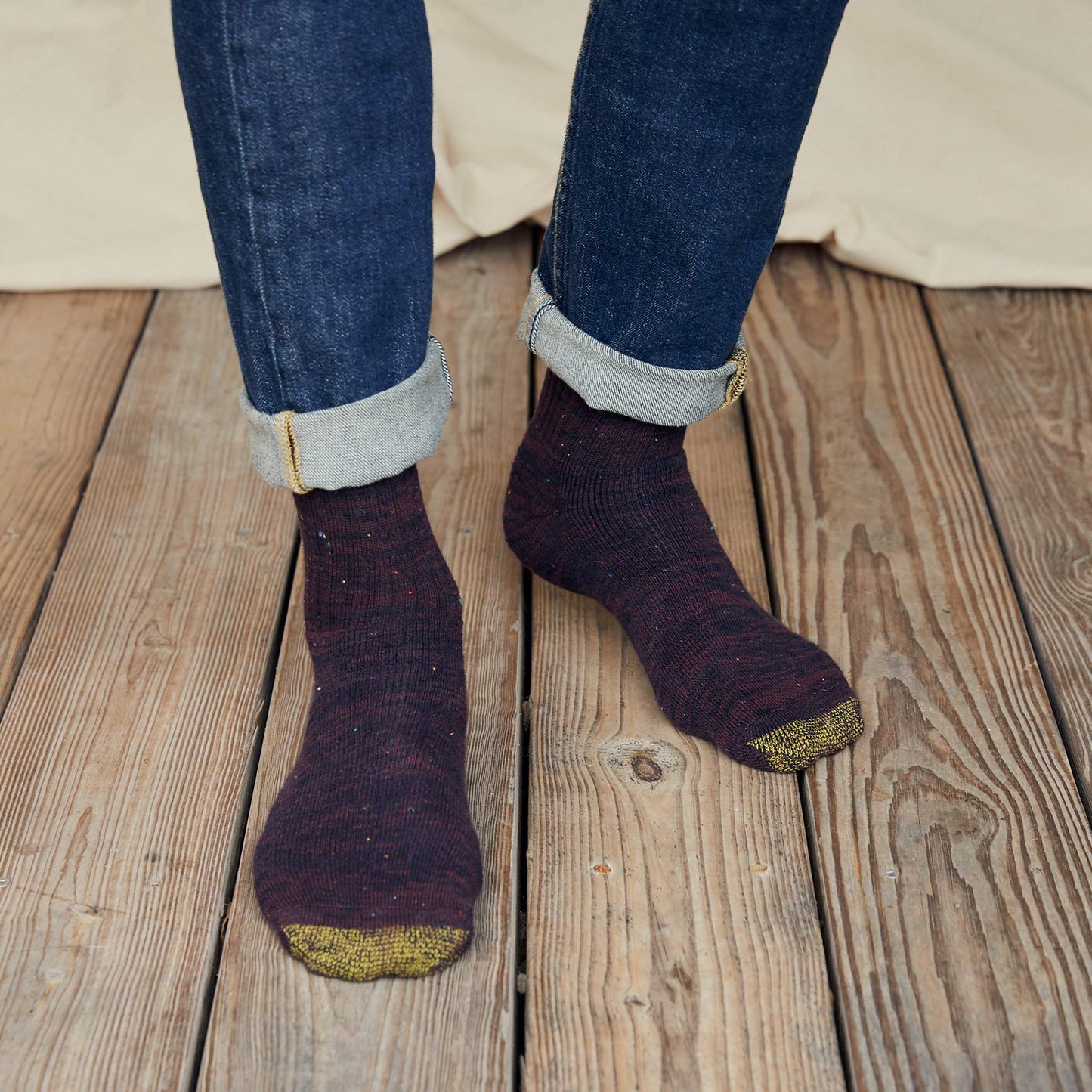 GOLDTOE Men's Harrington Crew Socks, Multipairs, Black (6-Pairs), Large