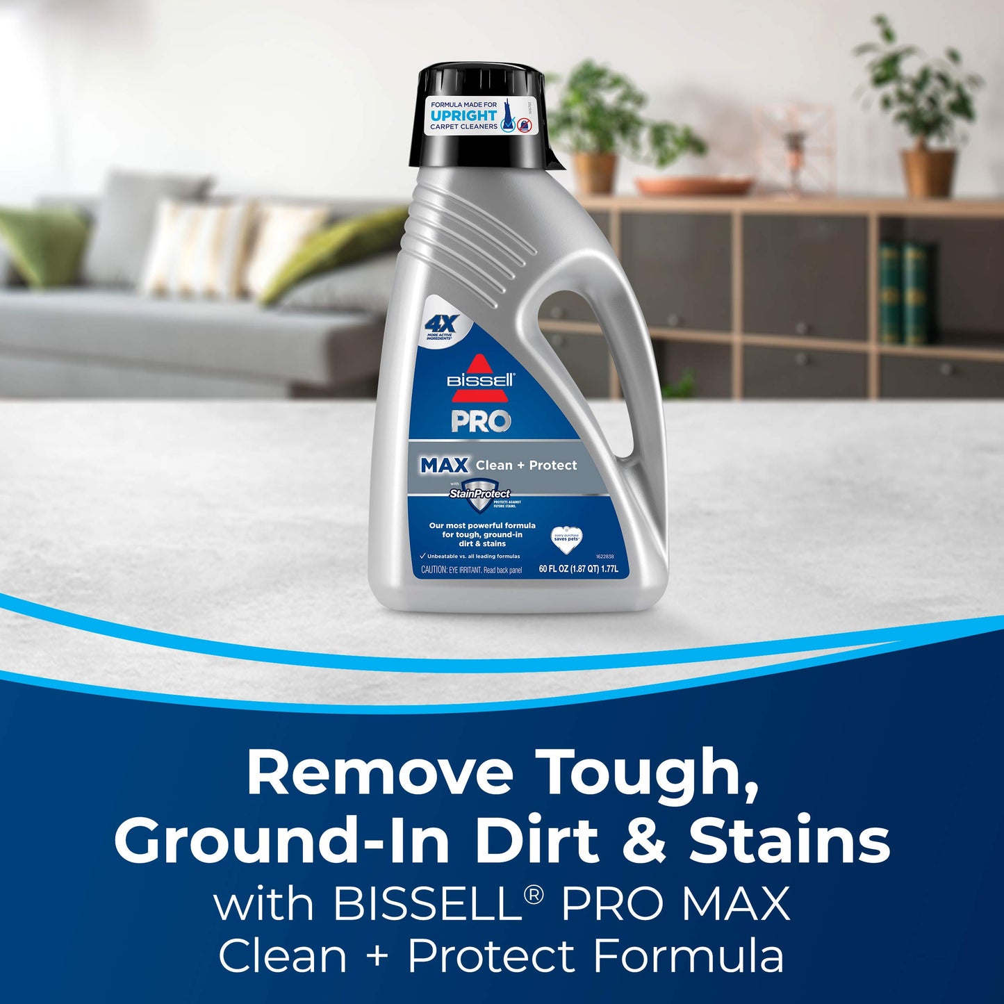 BISSELL® Big Green® Professional Carpet Cleaner with XL DirtLifter PowerBrush, 9-inch Long Reach Hose, 6-inch Tough Stain Tool, Includes BISSELL PRO MAX Formula with Stain Protect Technology