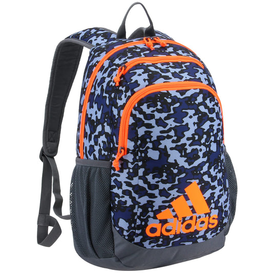 adidas Creator Backpack Discontinued, Flow Blur/Onix Grey/Signal Orange, One Size
