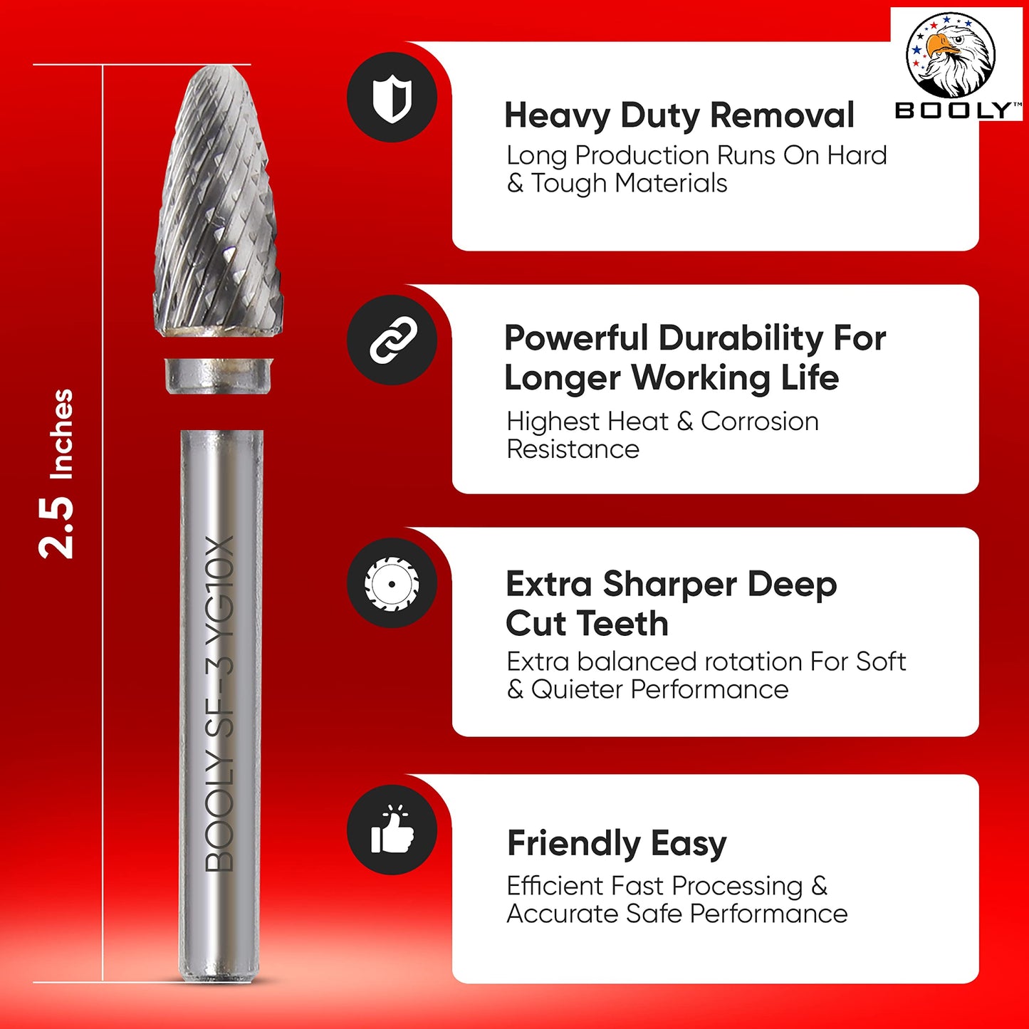 Premium-Grade Die Grinder Bits Carbide Burr Set 1/4 Shank 8-PC Double-Cut Rotary Burr Bits for Metal Fit Dewalt Milwaukee Die Grinders Accessories + Bonus Kit: 2-PC Mandrel & 4-PC 3-inch Cut Off Wheel