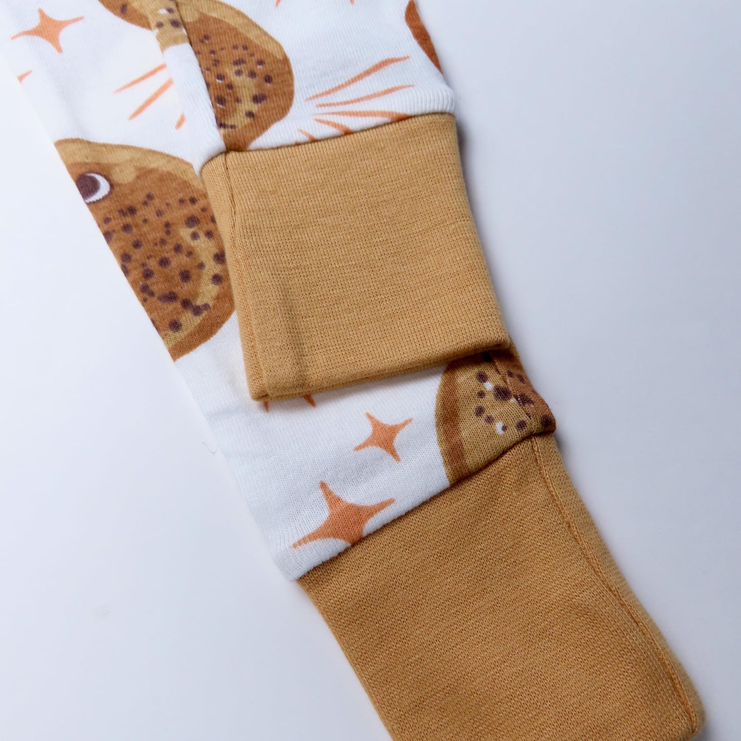 HonestBaby 2-Piece Pajamas Sleepwear PJs 100% Organic Cotton for Baby, Toddler, Kids, Boy, Bagel Schmagel