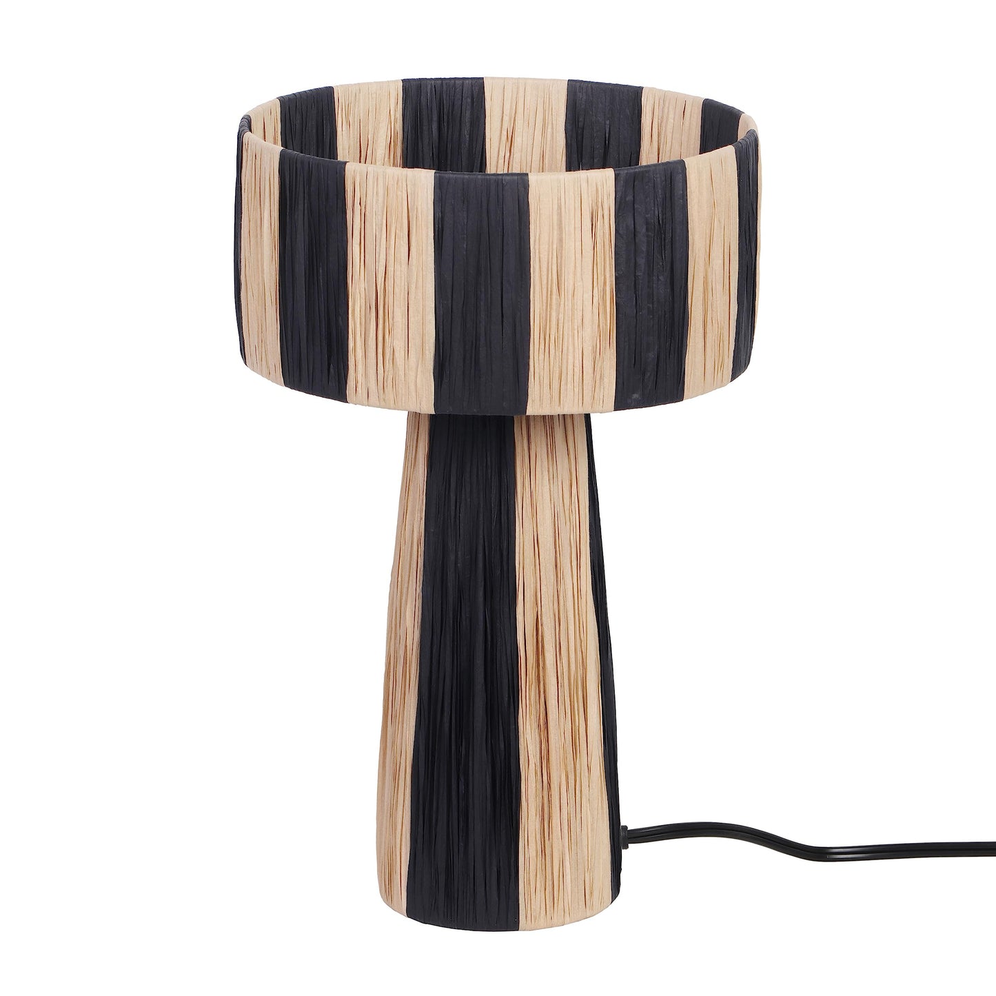 Tov Furniture Shelby Raffia Two-Tone Table Lamp