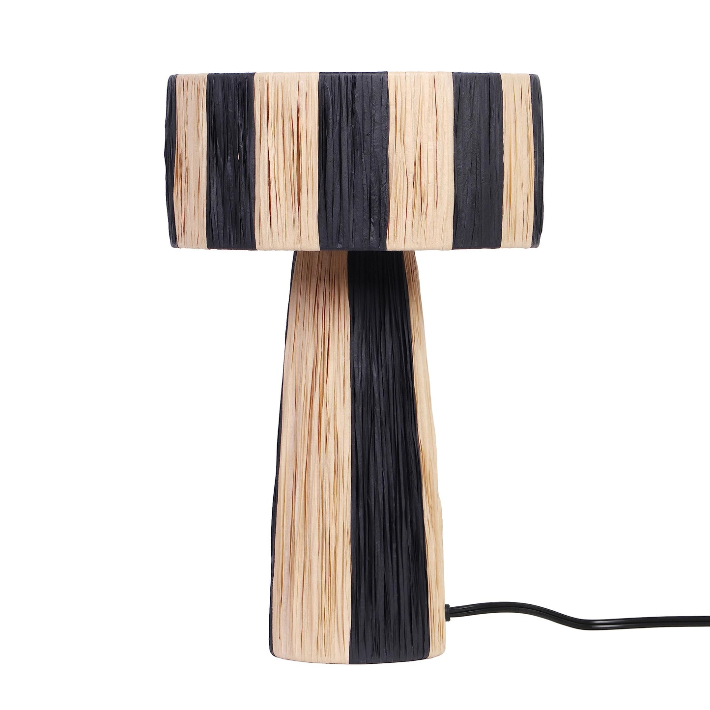 Tov Furniture Shelby Raffia Two-Tone Table Lamp
