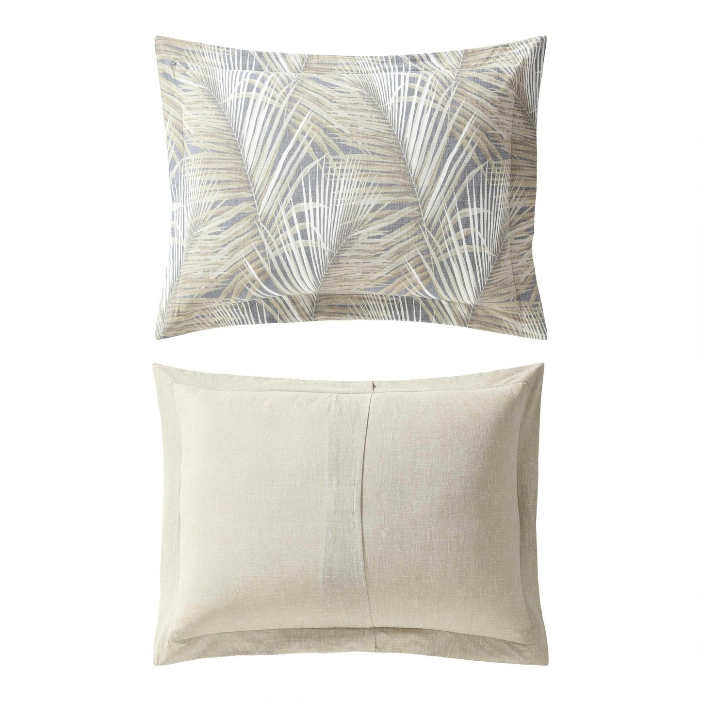 Tommy Bahama - Queen Comforter Set, Cotton Bedding with Matching Shams & Bedskirt, Medium Weight Bedding Set for All Seasons (Raffia Palms Brown, Queen)