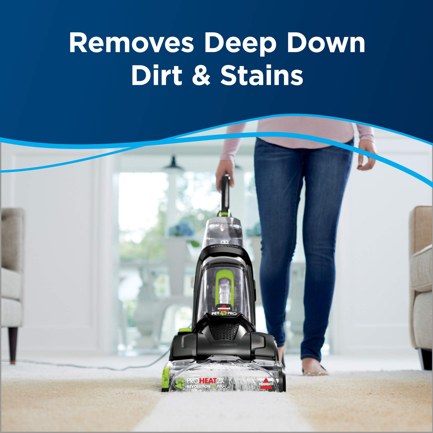 Bissell DeepClean + Refresh with Febreze Freshness Spring & Renewal Formula, 1052A, 60 Ounces