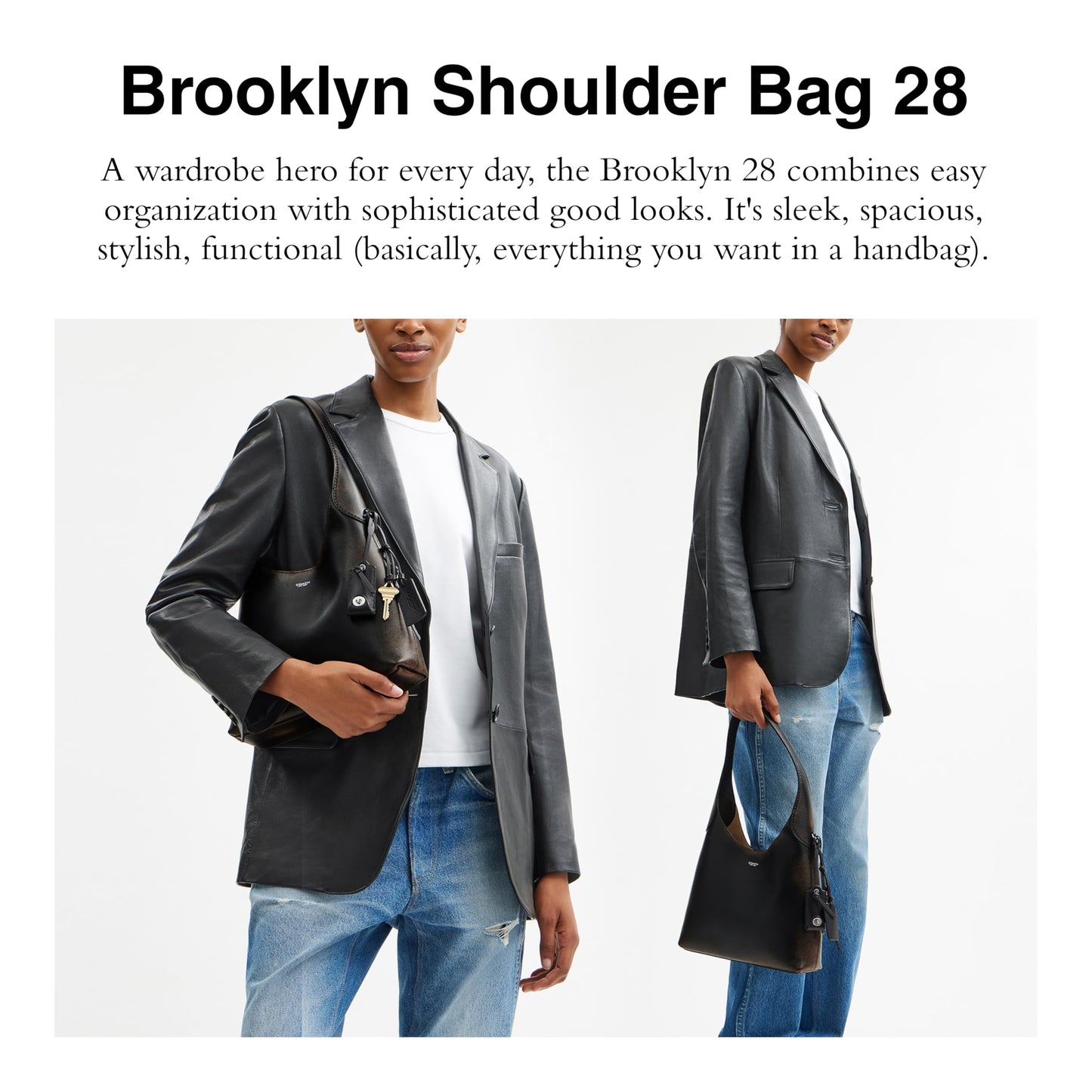 Coach League Messenger Bag in Mixed Signature Canvas, LH/Black Brown