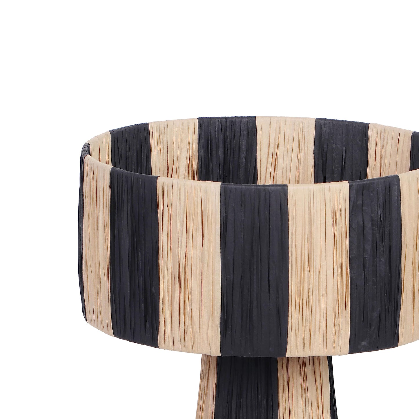 Tov Furniture Shelby Raffia Two-Tone Table Lamp
