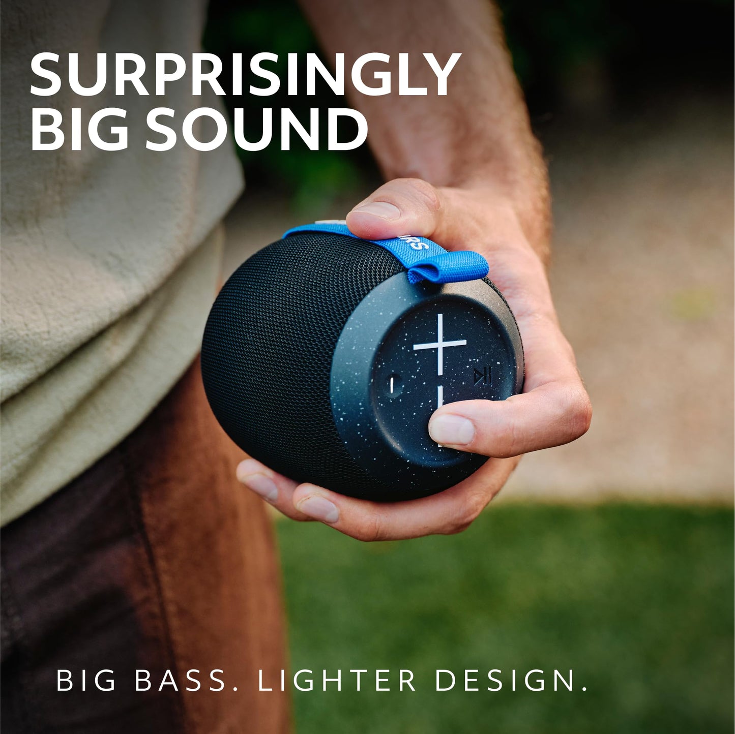 Ultimate Ears WONDERBOOM Play Portable Waterproof Bluetooth Speaker, Dustproof Floating Speaker with 131ft (40m) Range, Black