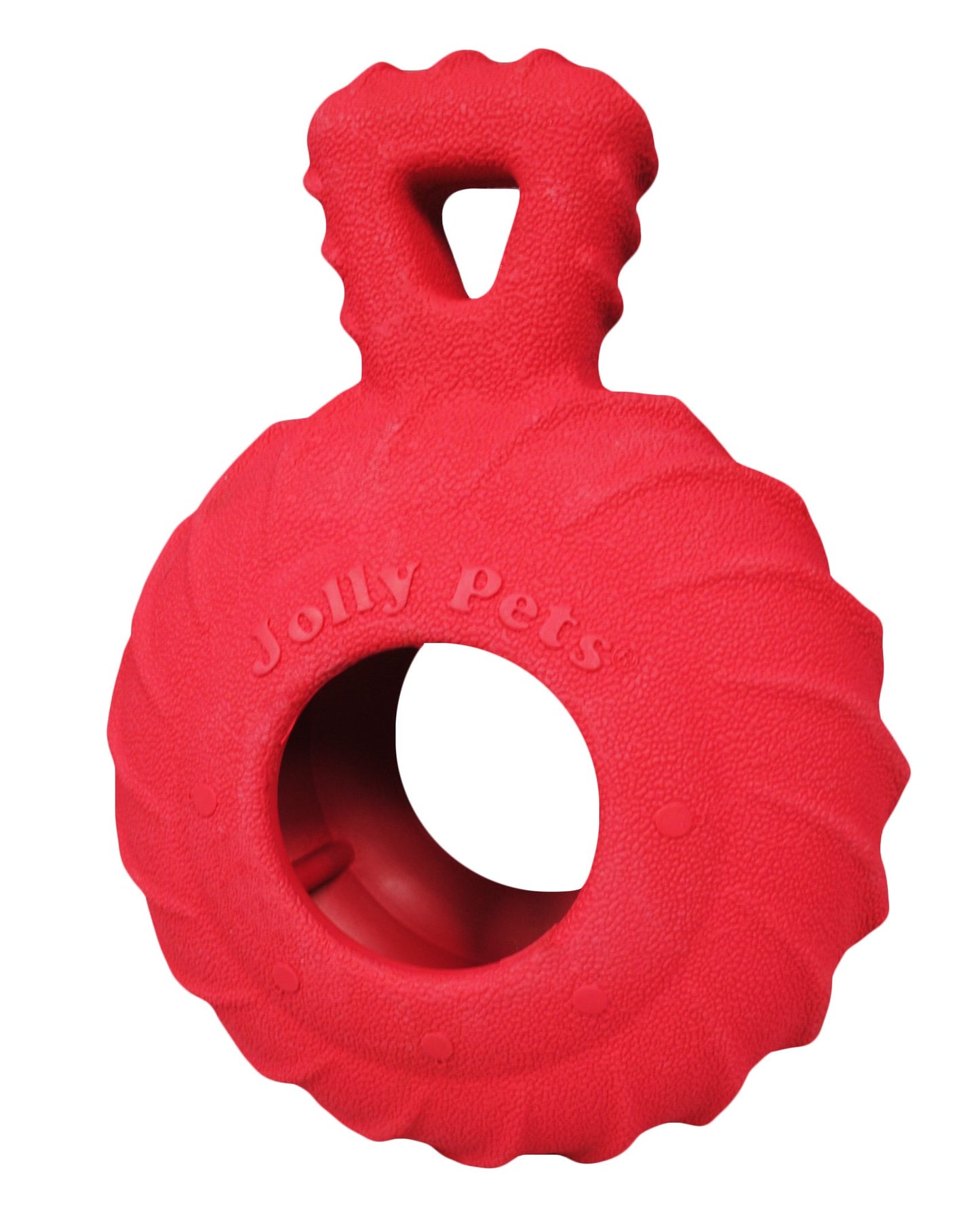 Jolly Pets 4.5"" Jolly Tuff Treader, Red, JTR22