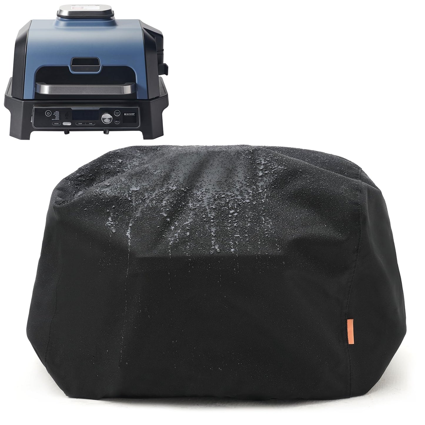 Waterproof Cover for Ninja Woodfire Pro Premium XL Outdoor Grill, Outdoor Grill Accessories for Ninja Wood Fire Smoker Air Fryer OG900/800 Series, Windproof with Drawstring Closure (Cover Only)
