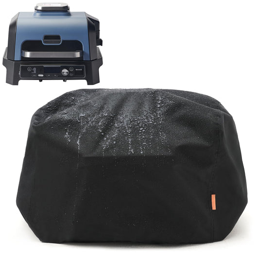 Waterproof Cover for Ninja Woodfire Pro Premium XL Outdoor Grill, Outdoor Grill Accessories for Ninja Wood Fire Smoker Air Fryer OG900/800 Series, Windproof with Drawstring Closure (Cover Only)