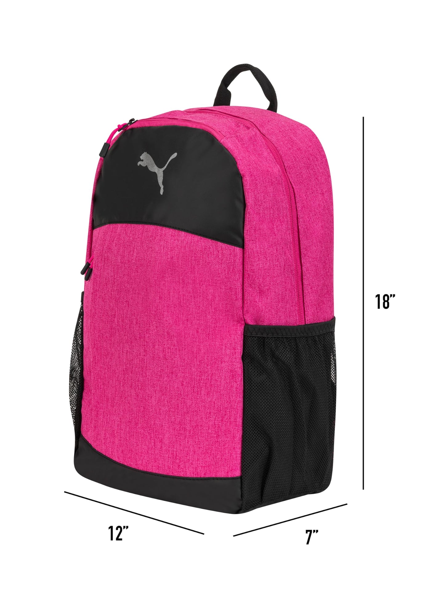 PUMA Unisex Kid's Terrain Backpack, Dark Pink Heather, Large