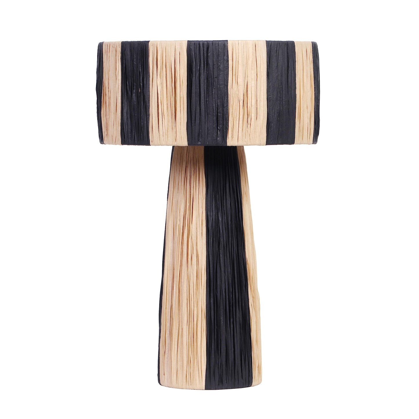 Tov Furniture Shelby Raffia Two-Tone Table Lamp