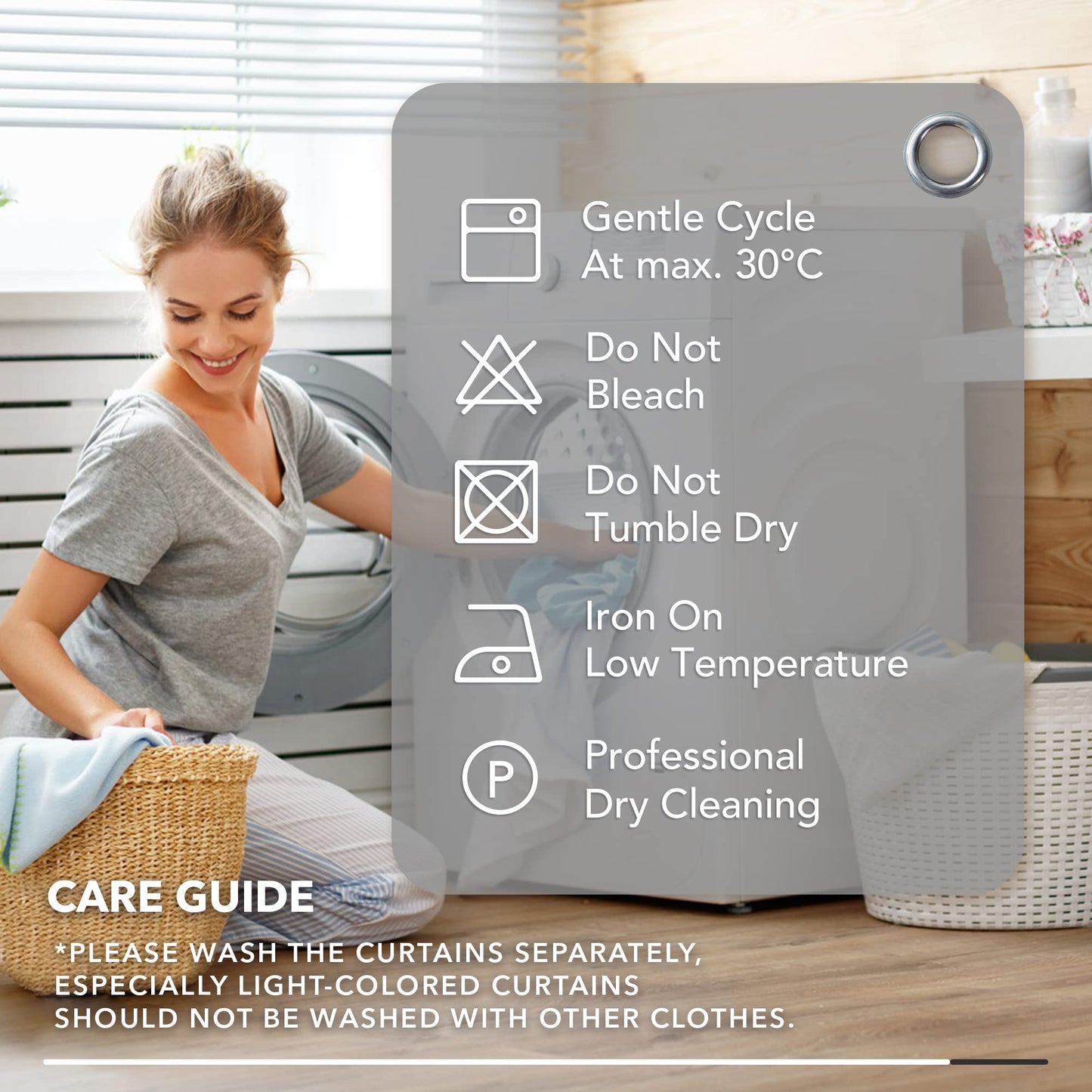 Deconovo Blackout Curtains 84 Inches Long, Black Blackout Curtains for Bedroom - 2 Panels, 52x84 Inch, Room Darkening Curtains for Living Room, Back Tab and Rod Pocket Black Curtains