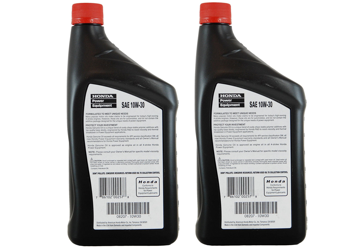 HONDA MOTOR OIL 10W30 QT (PACK OF 2)