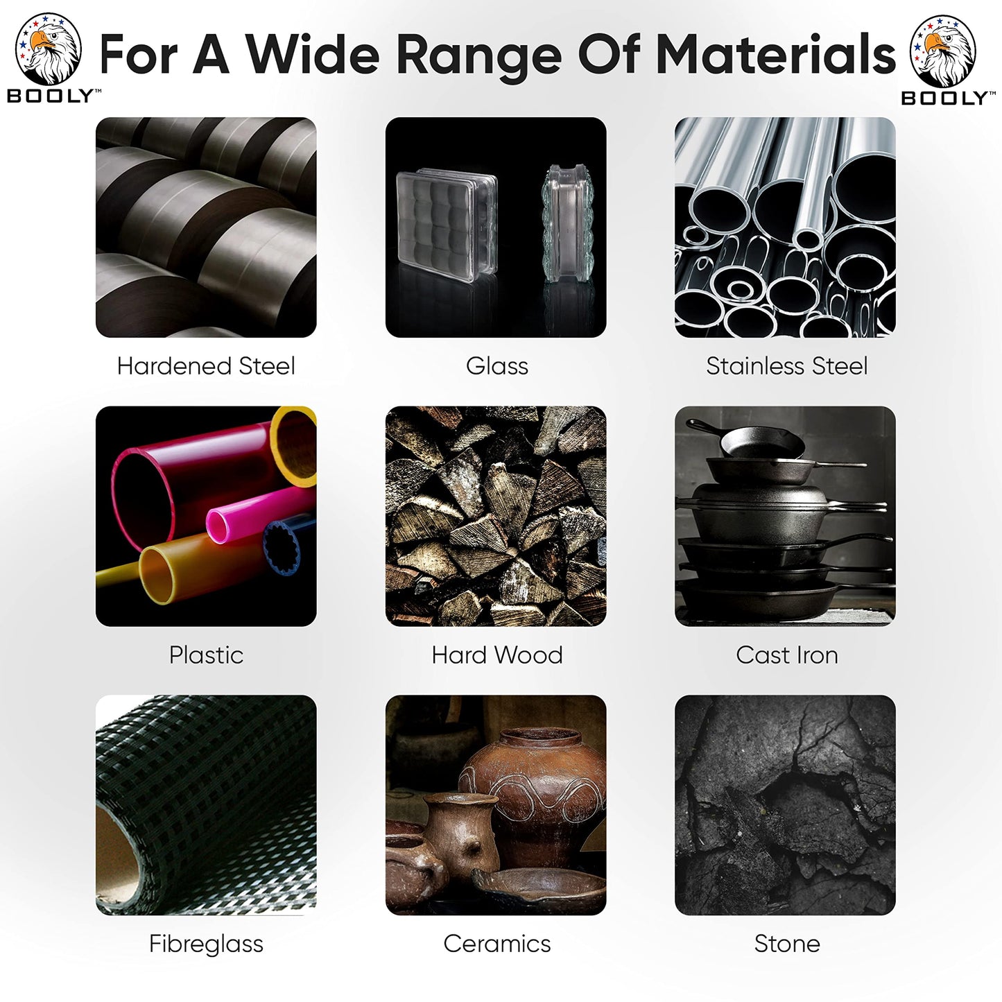 Premium-Grade Die Grinder Bits Carbide Burr Set 1/4 Shank 8-PC Double-Cut Rotary Burr Bits for Metal Fit Dewalt Milwaukee Die Grinders Accessories + Bonus Kit: 2-PC Mandrel & 4-PC 3-inch Cut Off Wheel