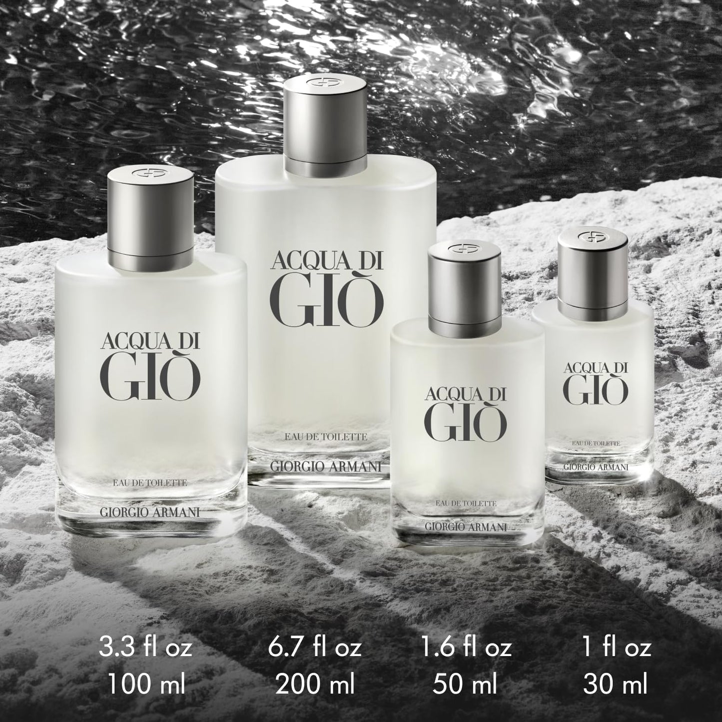 Armani beauty - Acqua di Gio - Eau de Toilette - Cologne for Men - Long Lasting Fragrance with Bergamot notes, Jasmine, White Musks, Patchouli & Cedarwood – 1.6 Fl Oz