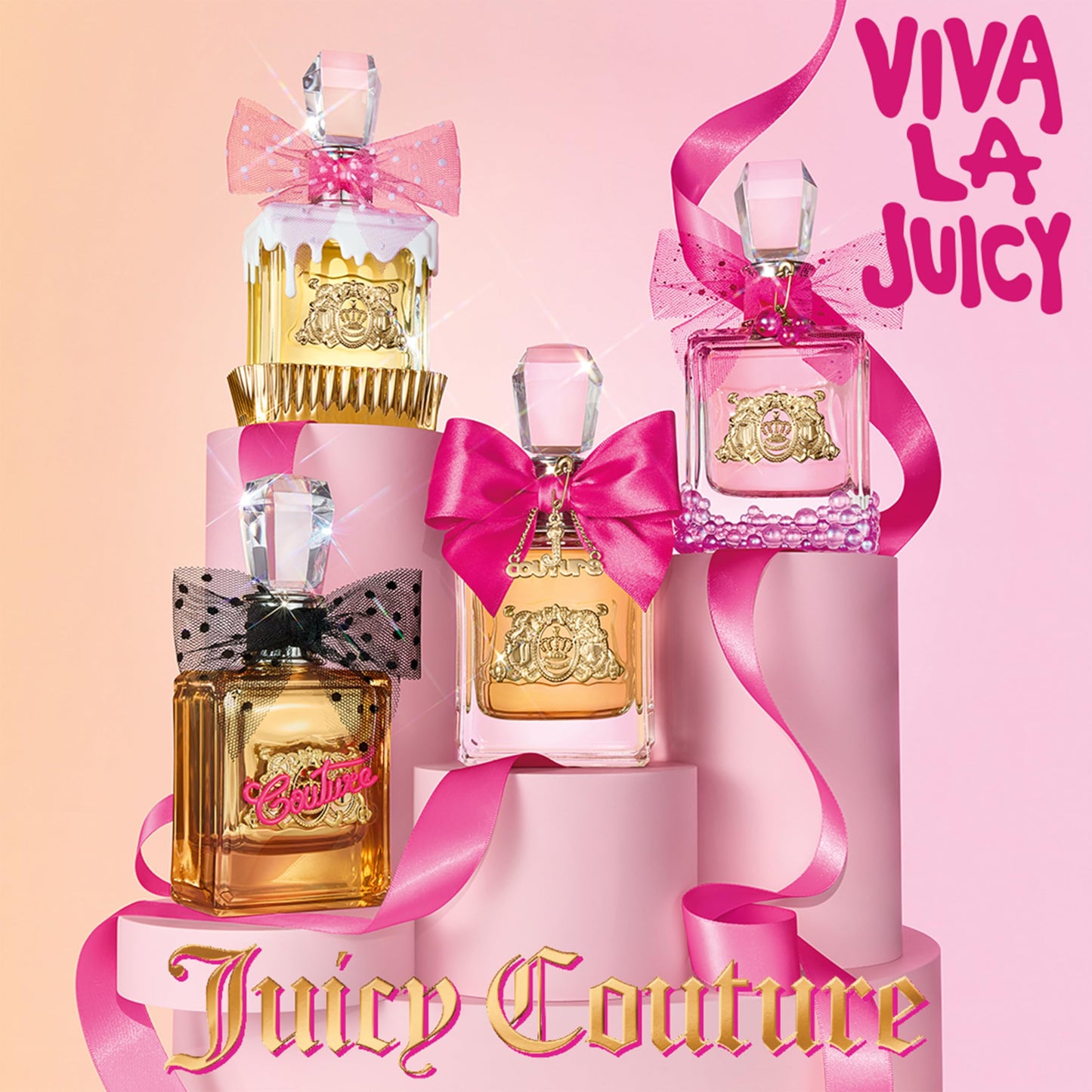 Juicy Couture Viva La Juicy Le Bubbly Eau De Parfum, Luxury Women's Perfume with Notes of Champagne Inspired Pink Berries, Gardenia, Jasmine & Amber - Fruity & Sweet, EDP Spray, 3.4 Fl Oz