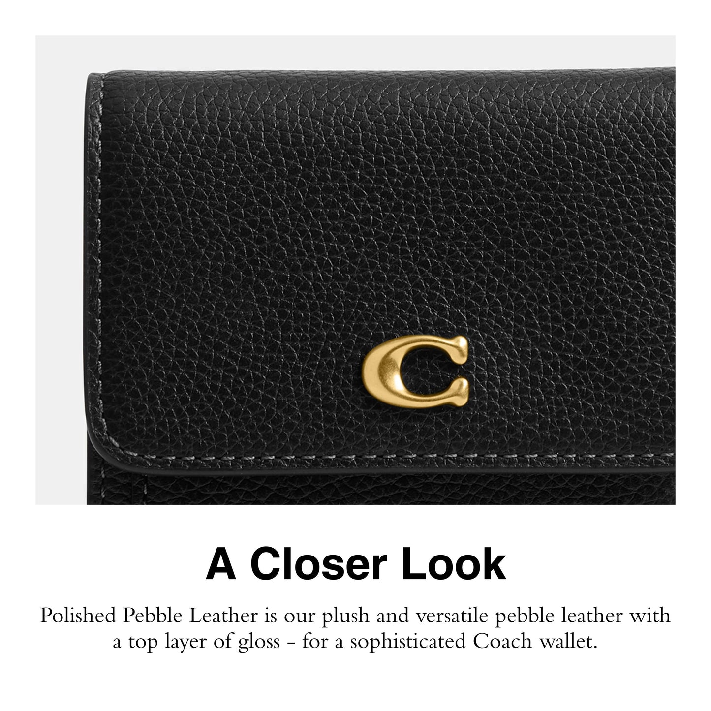 Coach Women's Mila Small Flap Accessory-Travel Wallet, B4/Black, One Size