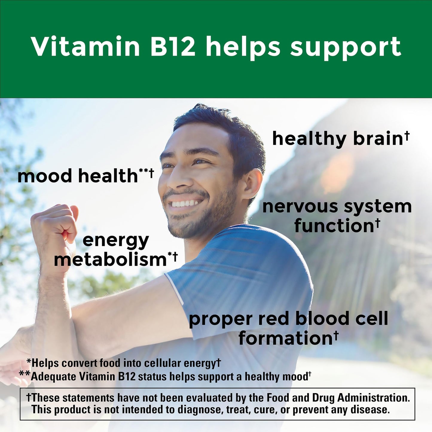 Nature Made Maximum Strength Vitamin B12 5000 mcg, Dietary Supplement for Energy Metabolism Support, 60 Softgels, 60 Day Supply