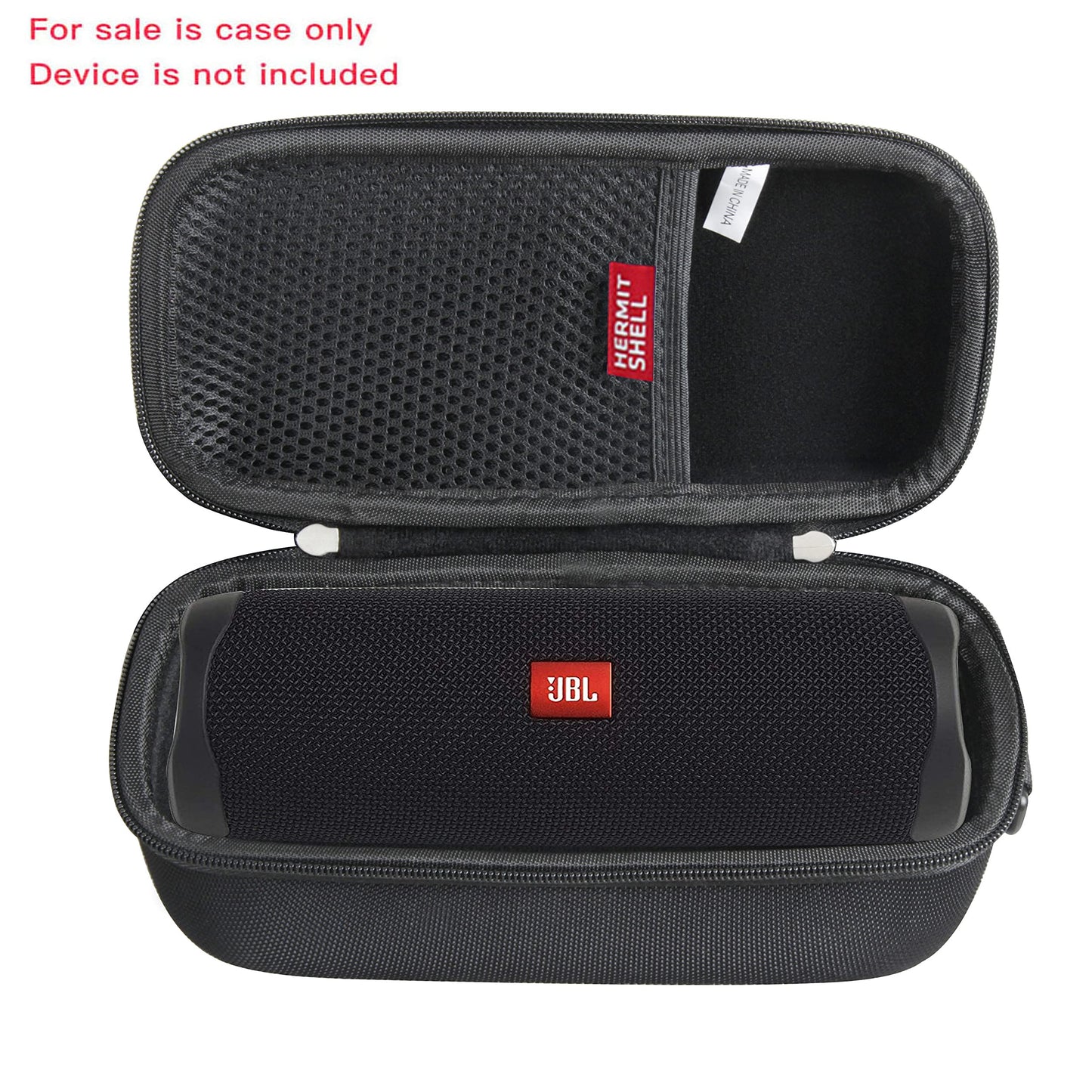 Hermitshell Hard Travel Case Fits JBL FLIP 5 / JBL FLIP 6 / JBL Flip 7 Waterproof Portable Bluetooth Speaker (Black)