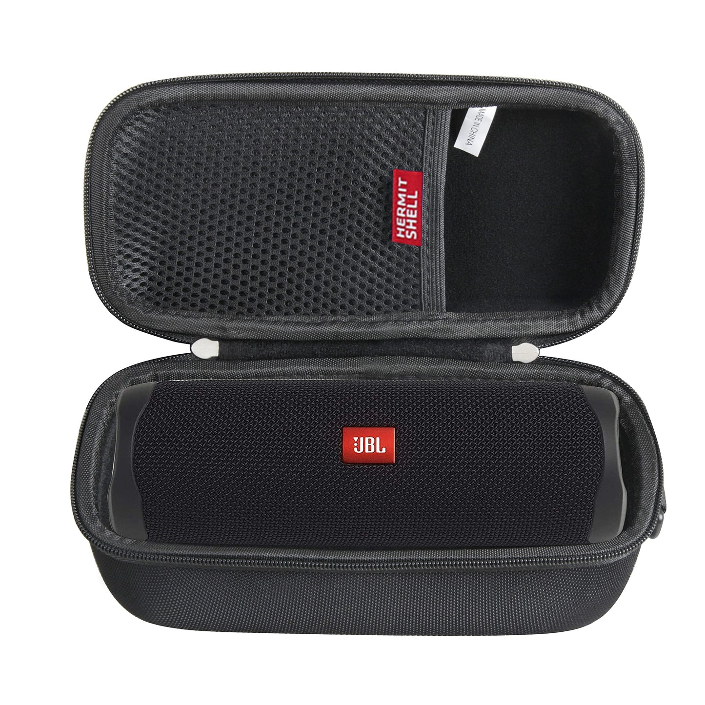 Hermitshell Hard Travel Case Fits JBL FLIP 5 / JBL FLIP 6 / JBL Flip 7 Waterproof Portable Bluetooth Speaker (Black)
