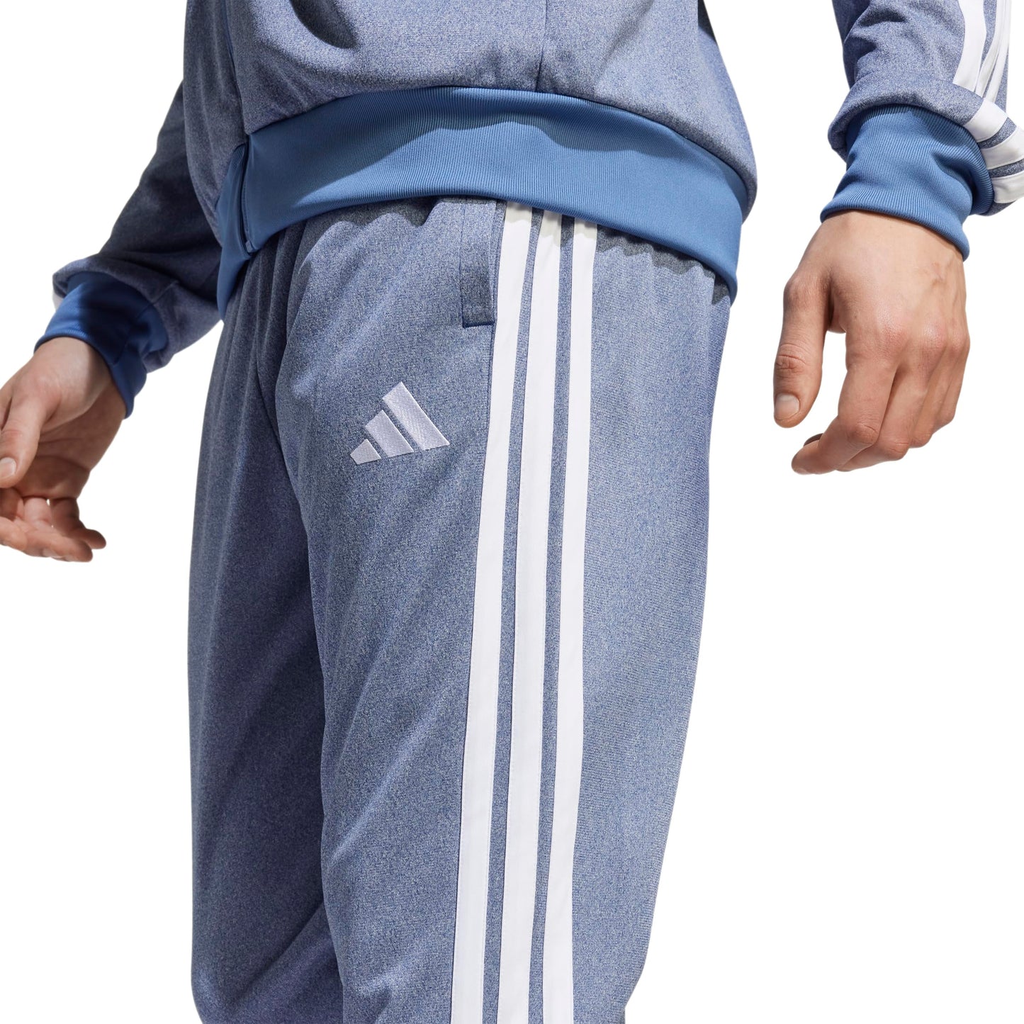 adidas Men's Tricot Track Pants, Dark Blue Melange